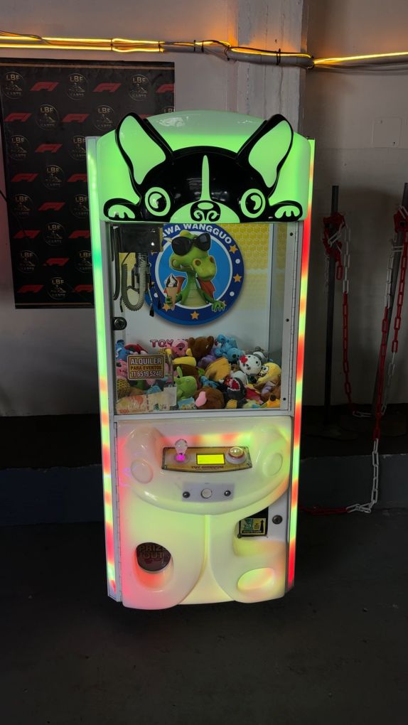 Máquina peluchera con premios